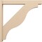 Ekena Millwork 6-in W x 44-in D x 44-in H Funston Block Rough Cedar Woodgrain TimberThane Outlooker, Primed Tan OUTUR060X44X44FST44RCPR - alternate 3